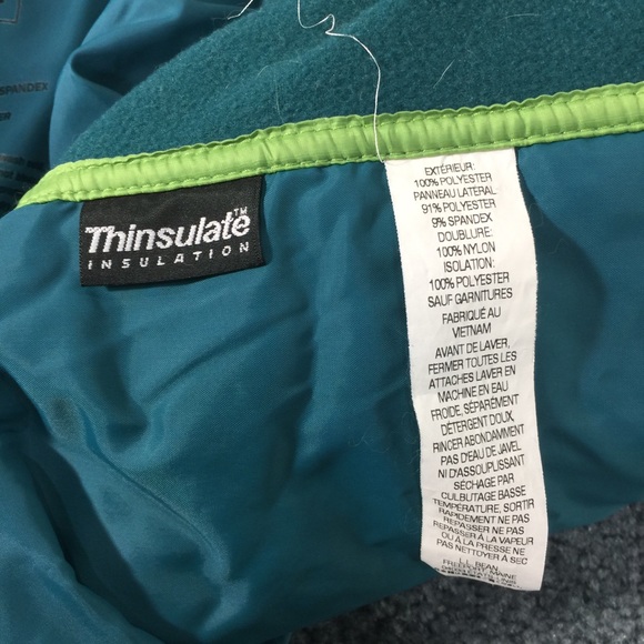 L.L. Bean Quilted Thinsulate Zip Up Puffer Medium - Picture 8 of 8